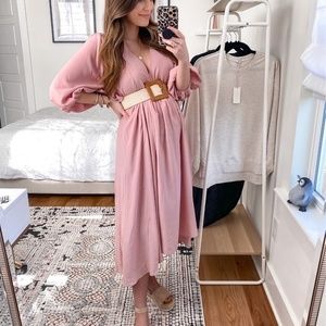Blush Pink High- Low Dress NWT Small